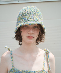 FUN FROM FUN（ファンフロムファン）の「TAFFY CANDY BUCKET HAT, GREEN MARBLE（ハット）」