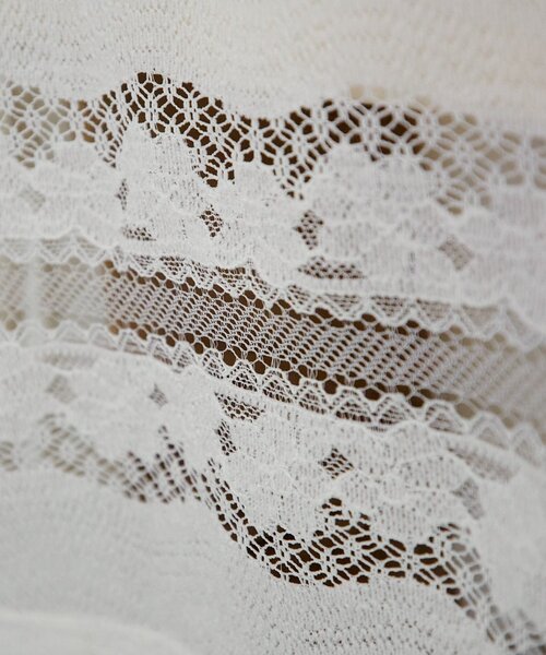 Kastane（カスタネ）の「レースボーダースカート（スカート・レディース・アイボリー/ブラック・FREE）」の11枚目の写真