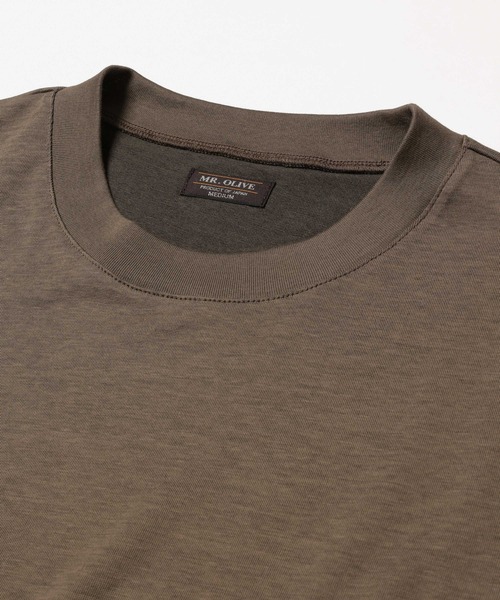 MR.OLIVE(ミスターオリーブ)の「COOL TOUCH C/R JERSEY / CREW NECK T-SHIRT /M261140(Tシャツ/カットソー・メンズ・オフホワイト/ブラック/カーキ・MEDIUM/LARGE)」の11枚目の写真