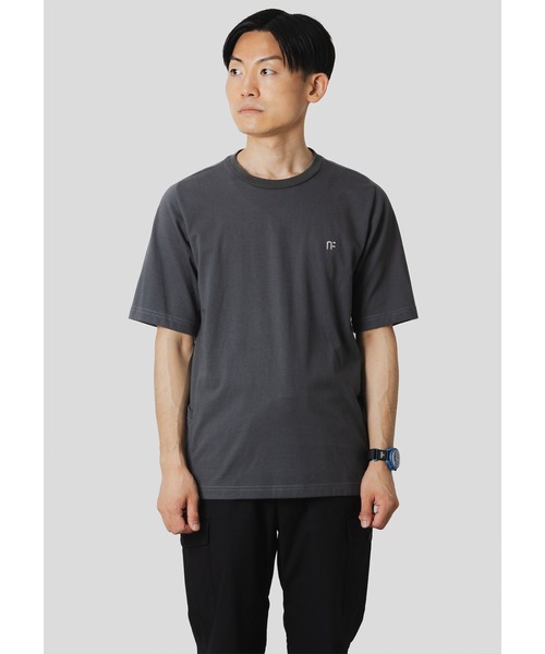 narifuri(ナリフリ)の「マルチテックメッシュTシャツ(Tシャツ/カットソー・メンズ・ブラック/チャコール/シルバーグレー・SMALL/MEDIUM/LARGE/X-LARGE)」の3枚目の写真