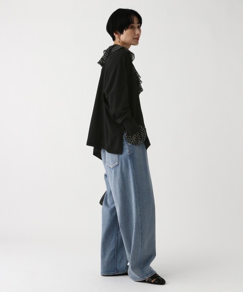 Elura(エルーラ)の「サラサラタッチ2WAYカーディガン/656775(カーディガン/ボレロ・レディース・ブラック/ライトグリーン/ブラウン/ホワイト・FREE)」の12枚目の写真