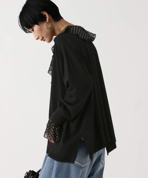 Elura(エルーラ)の「サラサラタッチ2WAYカーディガン/656775(カーディガン/ボレロ・レディース・ブラック/ライトグリーン/ブラウン/ホワイト・FREE)」の9枚目の写真