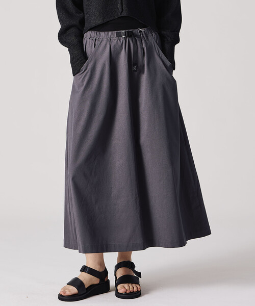 Gramicci(グラミチ)の「Gramicci | 〈別注〉 ドットエアー シエラスカート WOMEN(スカート・レディース・グレー/オリーブ/ブラック・M)」の9枚目の写真