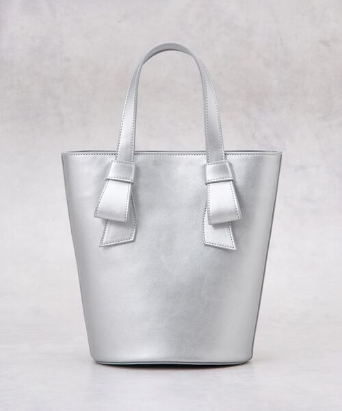 LANVIN en Bleu(ランバンオンブルー)の「アンス バケツトート(トートバッグ・レディース・シルバー/オフホワイト/ブラック・FREE)」の5枚目の写真