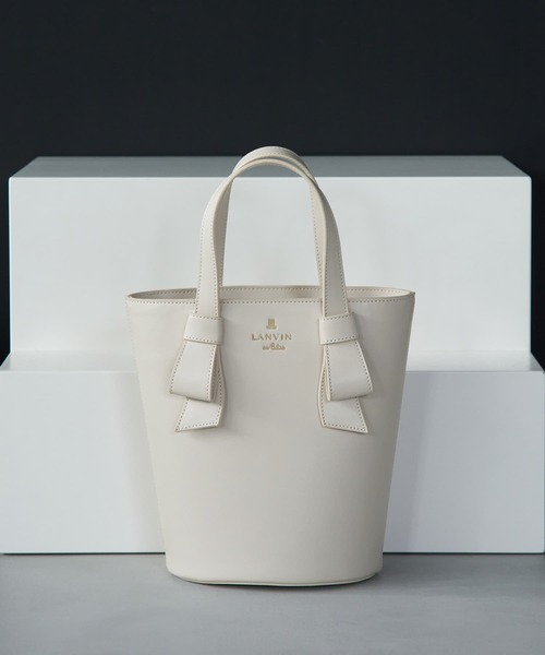 LANVIN en Bleu(ランバンオンブルー)の「アンス バケツトート(トートバッグ・レディース・シルバー/オフホワイト/ブラック・FREE)」の2枚目の写真