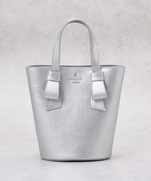 LANVIN en Bleu(ランバンオンブルー)の「アンス バケツトート(トートバッグ・レディース・シルバー/オフホワイト/ブラック・FREE)」の13枚目の写真