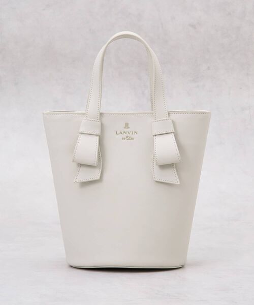 LANVIN en Bleu(ランバンオンブルー)の「アンス バケツトート(トートバッグ・レディース・シルバー/オフホワイト/ブラック・FREE)」の14枚目の写真