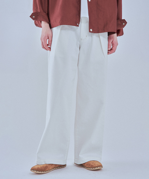 EDIFICE（エディフィス）の「LE JEAN DE EDIFICE ワイド デニム（デニムパンツ・メンズ・ホワイト/ブルー系その他・SMALL/MEDIUM/LARGE）」の7枚目の写真