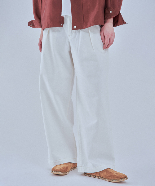 EDIFICE（エディフィス）の「LE JEAN DE EDIFICE ワイド デニム（デニムパンツ・メンズ・ホワイト/ブルー系その他・SMALL/MEDIUM/LARGE）」の8枚目の写真