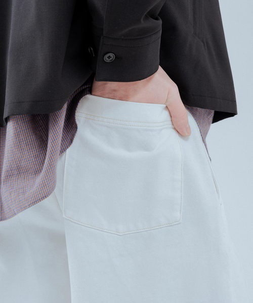 EDIFICE（エディフィス）の「LE JEAN DE EDIFICE ワイド デニム（デニムパンツ・メンズ・ホワイト/ブルー系その他・SMALL/MEDIUM/LARGE）」の22枚目の写真