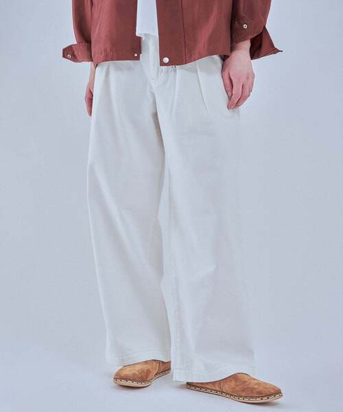 EDIFICE（エディフィス）の「LE JEAN DE EDIFICE ワイド デニム（デニムパンツ・メンズ・ホワイト/ブルー系その他・SMALL/MEDIUM/LARGE）」の5枚目の写真