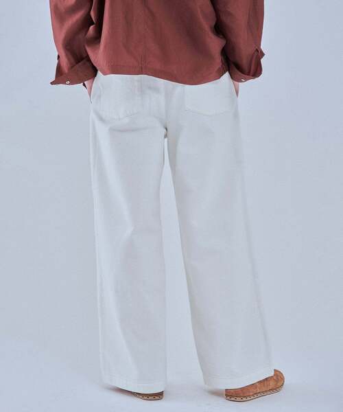 EDIFICE（エディフィス）の「LE JEAN DE EDIFICE ワイド デニム（デニムパンツ・メンズ・ホワイト/ブルー系その他・SMALL/MEDIUM/LARGE）」の8枚目の写真