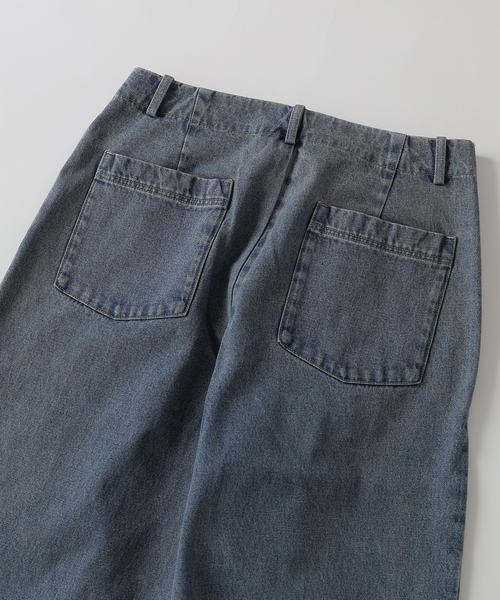 EDIFICE（エディフィス）の「LE JEAN DE EDIFICE ワイド デニム（デニムパンツ・メンズ・ホワイト/ブルー系その他・SMALL/MEDIUM/LARGE）」の3枚目の写真