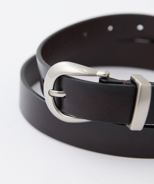 DISCOAT（ディスコート）の「カーブバックルレザーベルト（ベルト・レディース・ブラック/ブラウン・FREE）」の8枚目の写真