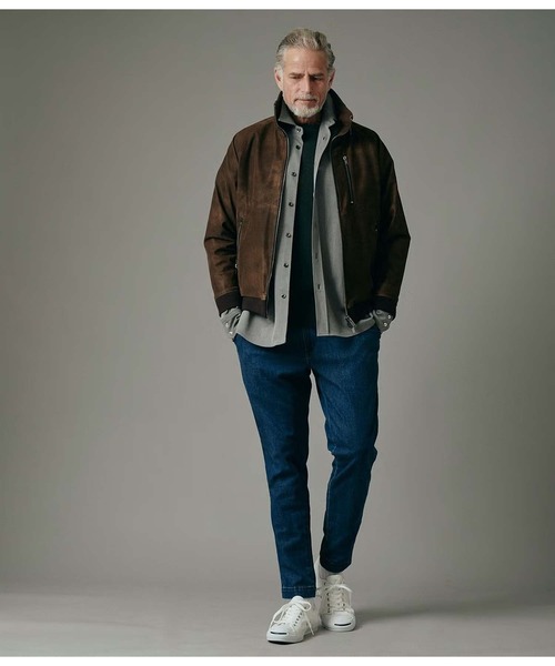 junhashimoto（ジュンハシモト）の「TECH LEATHER BLOUSON（ライダースジャケット・メンズ・ブラック/ブラウン・4/5/2）」の6枚目の写真