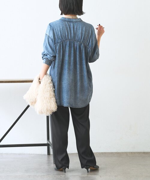 Jena espace merveilleux(ジェナ エスパスメルヴェイユ)の「【楽なのに、きれい】イージーテーパードパンツ(その他パンツ・レディース・ベージュ/ブラック/アイボリー・FREE)」の18枚目の写真