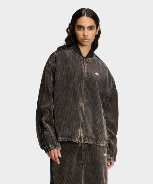 adidas（アディダス）の「コーデュロイ SST ジャケット / アディダスオリジナルス adidas Originals（ブルゾン・レディース・ブラック/ブラウン・SMALL/X-SMALL/LARGE/MEDIUM/XX-LARGE/X-LARGE）」の19枚目の写真
