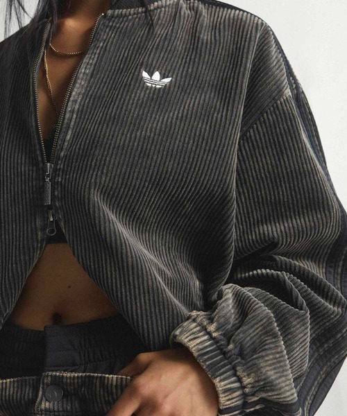 adidas（アディダス）の「コーデュロイ SST ジャケット / アディダスオリジナルス adidas Originals（ブルゾン・レディース・ブラック/ブラウン・SMALL/X-SMALL/LARGE/MEDIUM/XX-LARGE/X-LARGE）」の17枚目の写真
