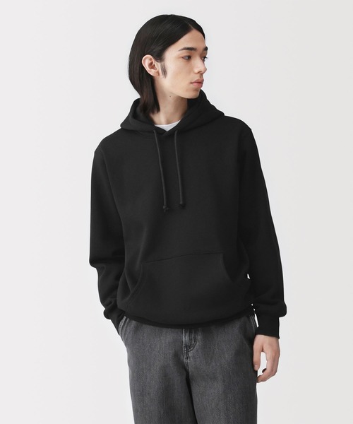 無印良品（ムジルシリョウヒン）の「紳士　スウェットプルパーカ（パーカー・メンズ・ブラック/ネイビー/グレー・L/XL/S）」の2枚目の写真