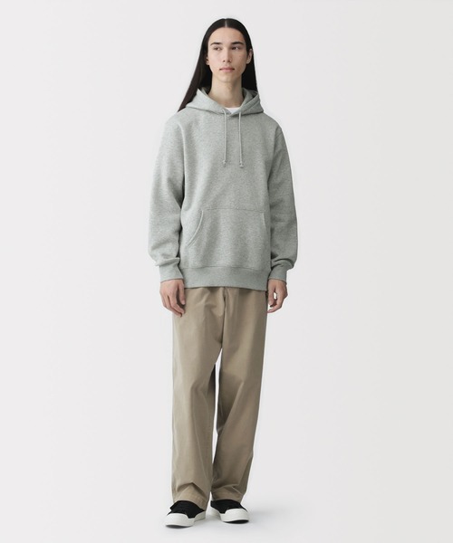 無印良品（ムジルシリョウヒン）の「紳士　スウェットプルパーカ（パーカー・メンズ・ブラック/ネイビー/グレー・L/XL/S）」の19枚目の写真