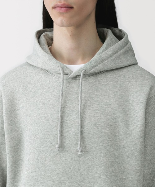 無印良品（ムジルシリョウヒン）の「紳士　スウェットプルパーカ（パーカー・メンズ・ブラック/ネイビー/グレー・L/XL/S）」の16枚目の写真