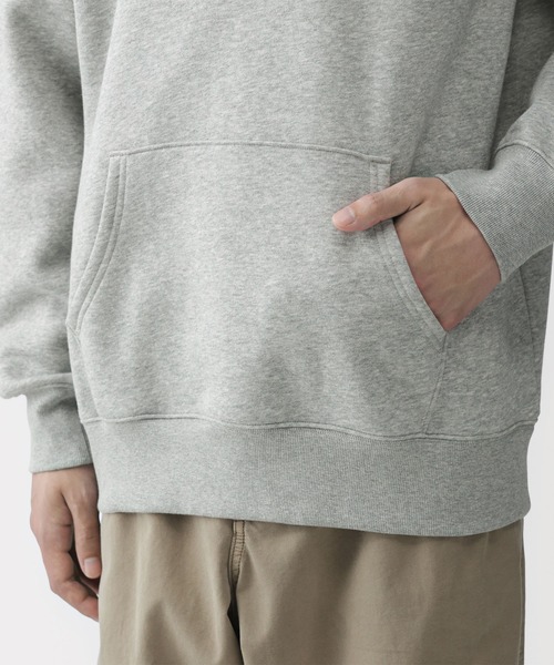 無印良品（ムジルシリョウヒン）の「紳士　スウェットプルパーカ（パーカー・メンズ・ブラック/ネイビー/グレー・L/XL/S）」の15枚目の写真