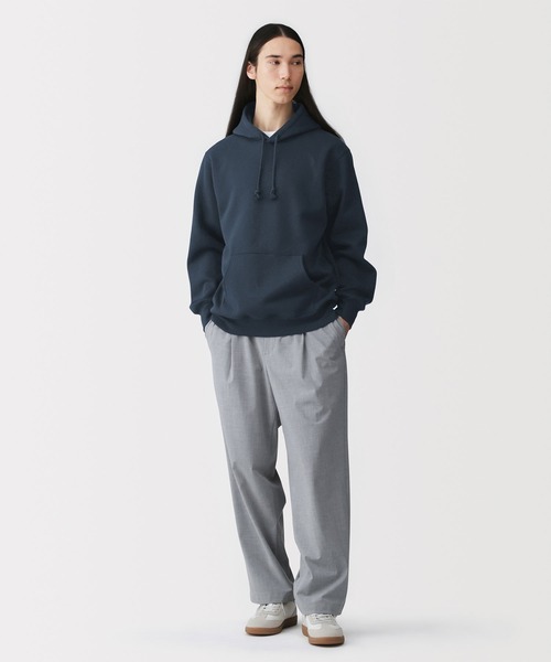 無印良品（ムジルシリョウヒン）の「紳士　スウェットプルパーカ（パーカー・メンズ・ブラック/ネイビー/グレー・L/XL/S）」の7枚目の写真