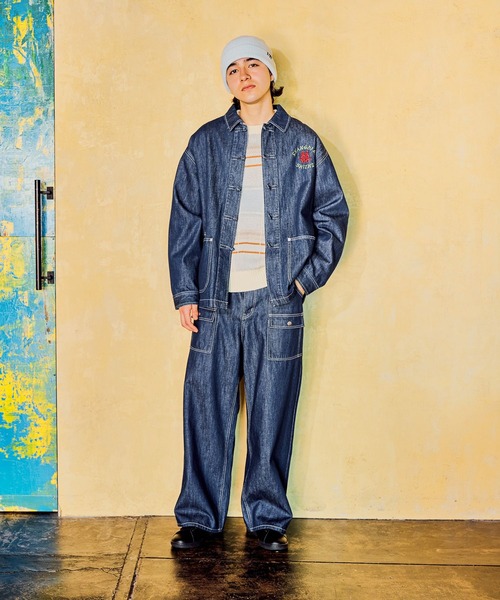 niko and...(ニコアンド)の「チェック柄ニットプルオーバー(ニット/セーター・メンズ・ライトブルー/ベージュ・MEDIUM/LARGE)」の11枚目の写真