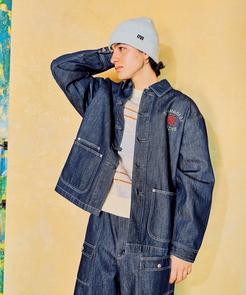 niko and...(ニコアンド)の「チェック柄ニットプルオーバー(ニット/セーター・メンズ・ライトブルー/ベージュ・MEDIUM/LARGE)」の14枚目の写真