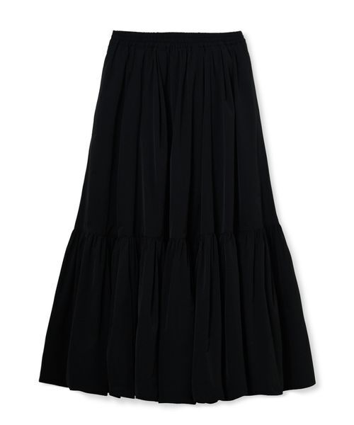 emmi(エミ)の「ティアードスカート(スカート・レディース・ブラック/ホワイト・0/1)」の2枚目の写真