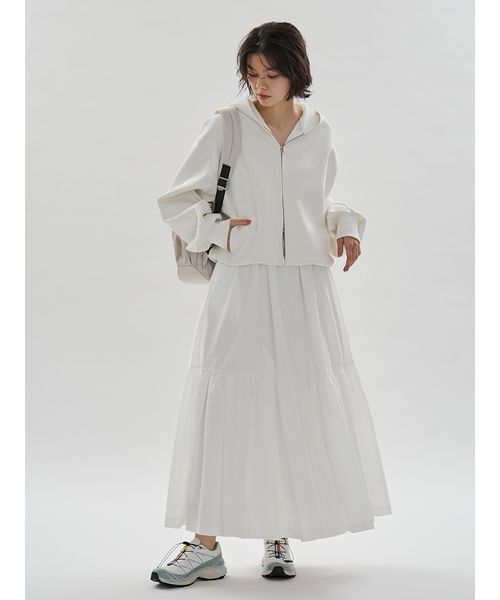 emmi(エミ)の「ティアードスカート(スカート・レディース・ブラック/ホワイト・0/1)」の14枚目の写真