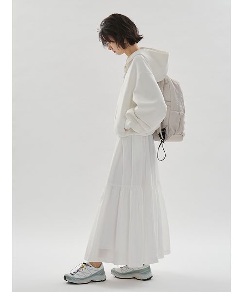 emmi(エミ)の「ティアードスカート(スカート・レディース・ブラック/ホワイト・0/1)」の19枚目の写真