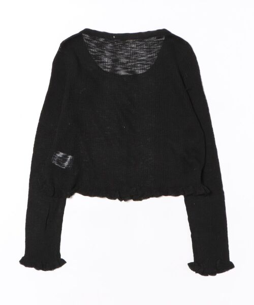 frunco(フランコ)の「【ZOZOTOWN限定】パールボタンローズカーディガン(カーディガン/ボレロ・レディース・イエロー/ホワイト/ピンク/ブラック/ブルー・FREE)」の6枚目の写真