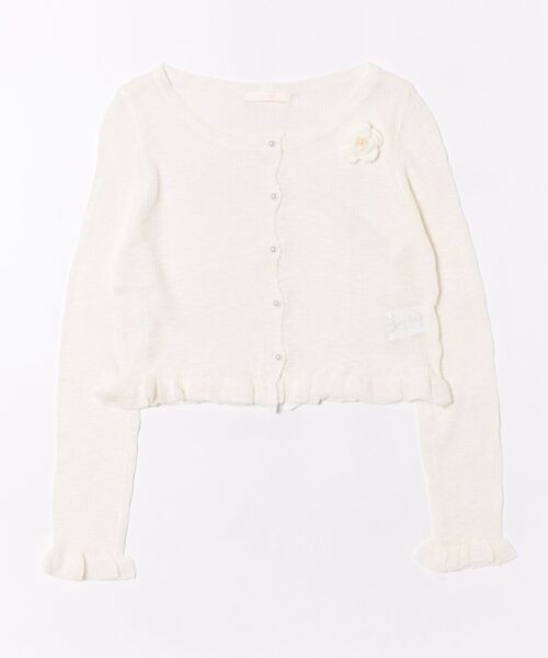 frunco(フランコ)の「【ZOZOTOWN限定】パールボタンローズカーディガン(カーディガン/ボレロ・レディース・イエロー/ホワイト/ピンク/ブラック/ブルー・FREE)」の13枚目の写真
