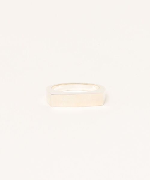 20/80(テゥエンティーエイティー)の「【20/80】トゥエンティーエイティー/STERLING SILVER SQUARE SIGNET RING(リング・メンズ・シルバー・11/17/19/9)」の2枚目の写真