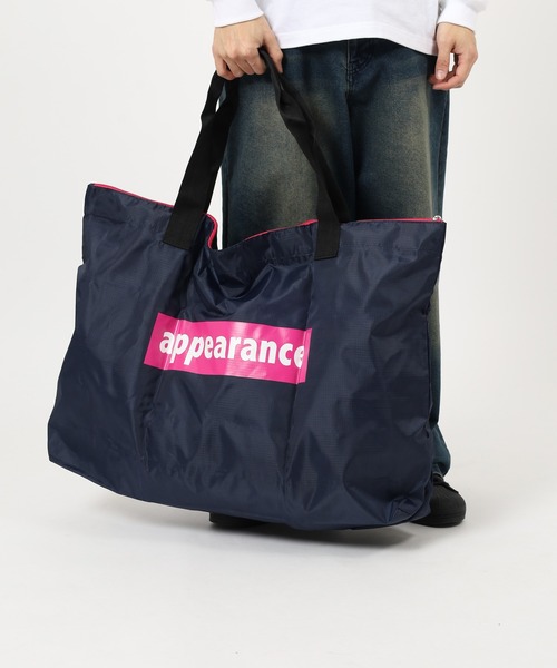 FUNALIVE（ファンアライブ）の「appearance パッカブルバッグ 大容量 折りたたみ（エコバッグ/サブバッグ・メンズ・ネイビー/ブラック/グレー・FREE）」の22枚目の写真