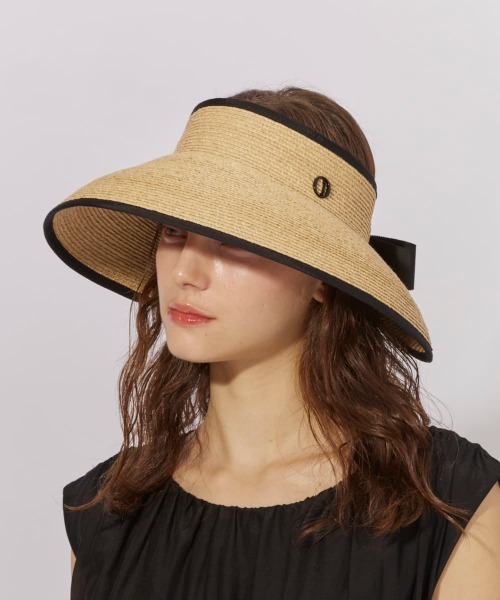 Chapeau d' O Raffia Casablanca Visor / シャポードオー（サン