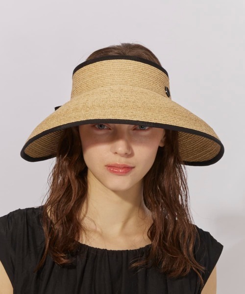 セール】Chapeau d' O Raffia Casablanca Visor / シャポードオー