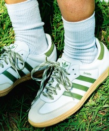 adidas（アディダス）の「アディダス 【adidas】- サンバ スニーカー【UNISEX SAMBA OG WMNS FootWear White/TechOlive/Gum JS1352】（スニーカー）」