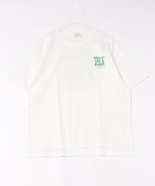 undeny.(アンディニ-)の「アンディニー Words of Tシャツ(Tシャツ/カットソー・レディース・ピンク/チャコールグレー/ホワイト・F)」の1枚目の写真