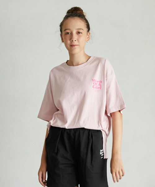undeny.(アンディニ-)の「アンディニー Words of Tシャツ(Tシャツ/カットソー・レディース・ピンク/チャコールグレー/ホワイト・F)」の3枚目の写真