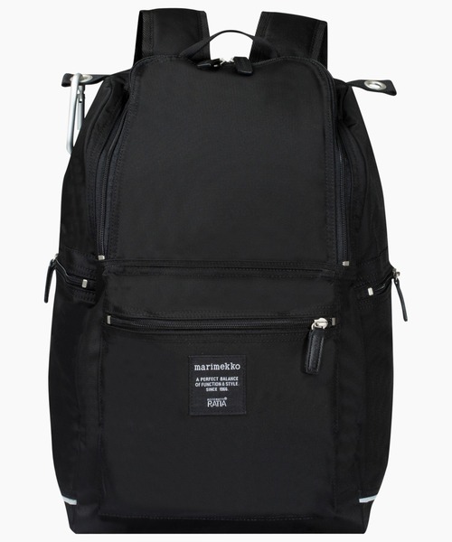 marimekko（マリメッコ）の「【ZOZO限定　ノベルティ付】Roadie / BUDDY　backpack（バックパック/リュック・レディース・ブラック・FREE）」の2枚目の写真