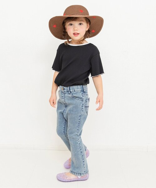 BREEZE（ブリーズ）の「【UVカット】ハートペーパーハット（ハット・キッズ・ブラウン/ベージュ・50/52/54）」の10枚目の写真