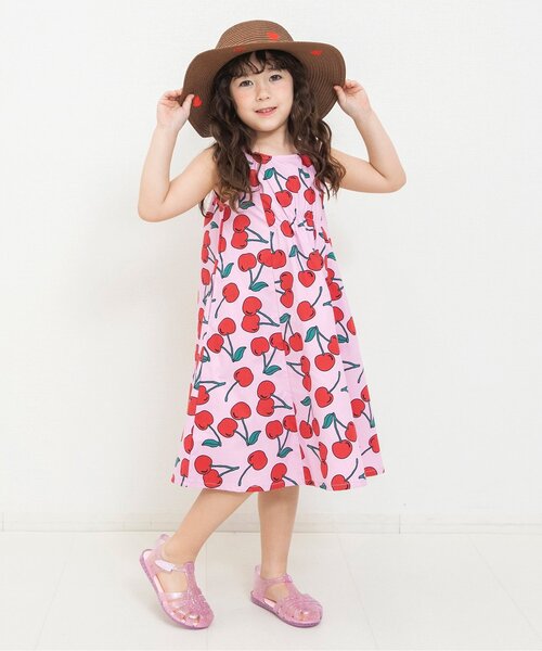 BREEZE（ブリーズ）の「【UVカット】ハートペーパーハット（ハット・キッズ・ブラウン/ベージュ・50/52/54）」の12枚目の写真