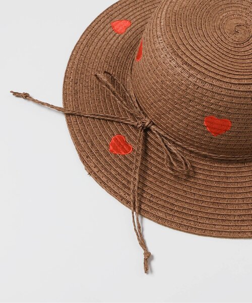 BREEZE（ブリーズ）の「【UVカット】ハートペーパーハット（ハット・キッズ・ブラウン/ベージュ・50/52/54）」の9枚目の写真