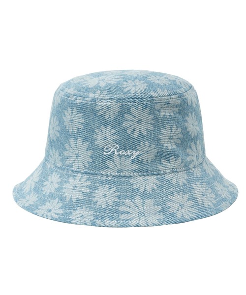 ROXY(ロキシー)の「ROXY ウィメンズ SANDLINE HAT バケットハット 花柄・バンダナ柄【2026年春夏モデル】/ロキシーバケハ(ハット・レディース・ベージュ/ブルー・FREE)」の2枚目の写真