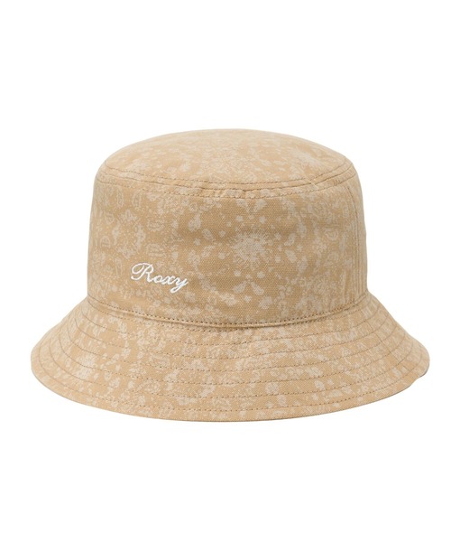 ROXY(ロキシー)の「ROXY ウィメンズ SANDLINE HAT バケットハット 花柄・バンダナ柄【2026年春夏モデル】/ロキシーバケハ(ハット・レディース・ベージュ/ブルー・FREE)」の4枚目の写真