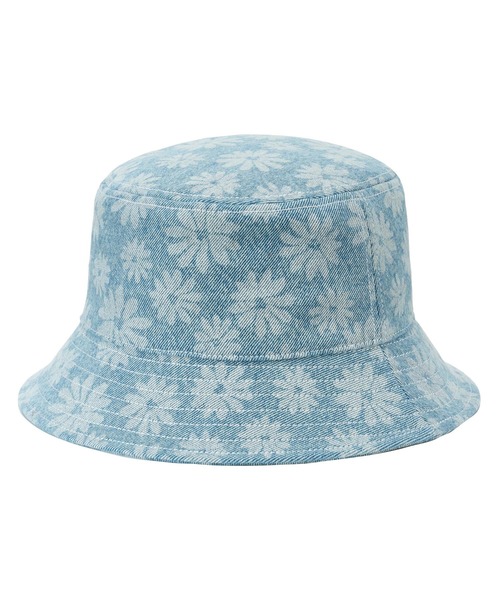 ROXY(ロキシー)の「ROXY ウィメンズ SANDLINE HAT バケットハット 花柄・バンダナ柄【2026年春夏モデル】/ロキシーバケハ(ハット・レディース・ベージュ/ブルー・FREE)」の7枚目の写真