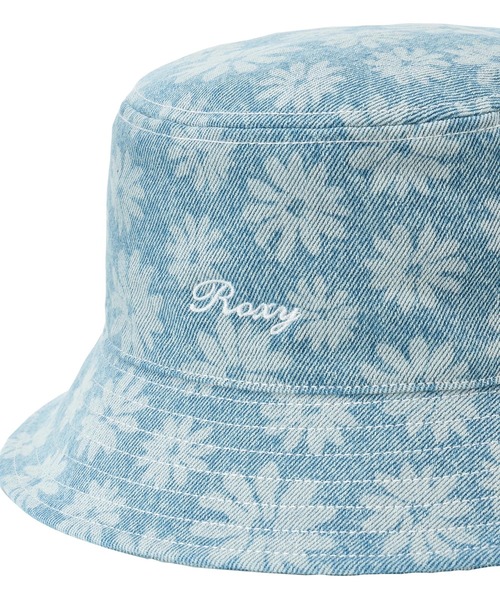 ROXY(ロキシー)の「ROXY ウィメンズ SANDLINE HAT バケットハット 花柄・バンダナ柄【2026年春夏モデル】/ロキシーバケハ(ハット・レディース・ベージュ/ブルー・FREE)」の10枚目の写真