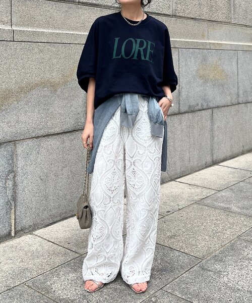 DouDou（ドゥドゥ）の「レースパンツ（その他パンツ・レディース・ブラック/ブラウン/ホワイト・TM/FREE）」の4枚目の写真